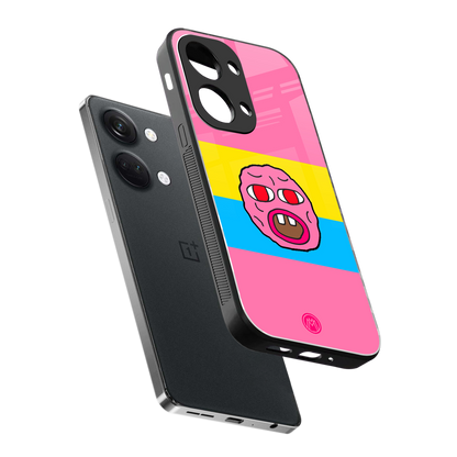 cherry bomb back phone cover | glass case for oneplus nord 3
