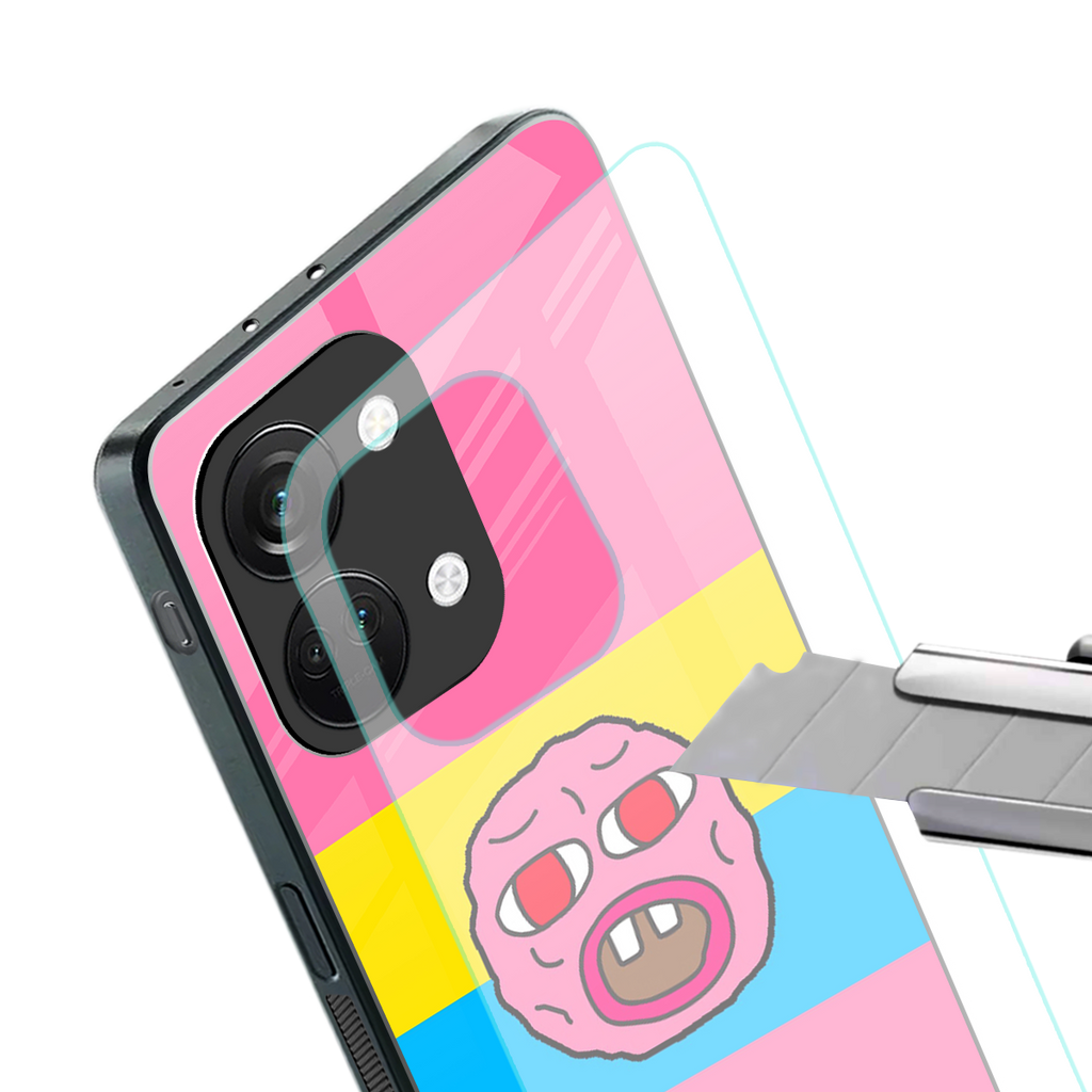 cherry bomb back phone cover | glass case for oneplus nord 3