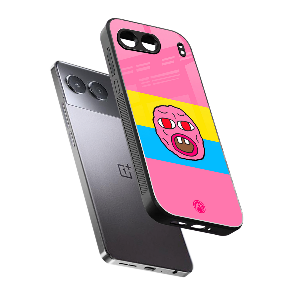 cherry bomb back phone cover | glass case for oneplus nord 4