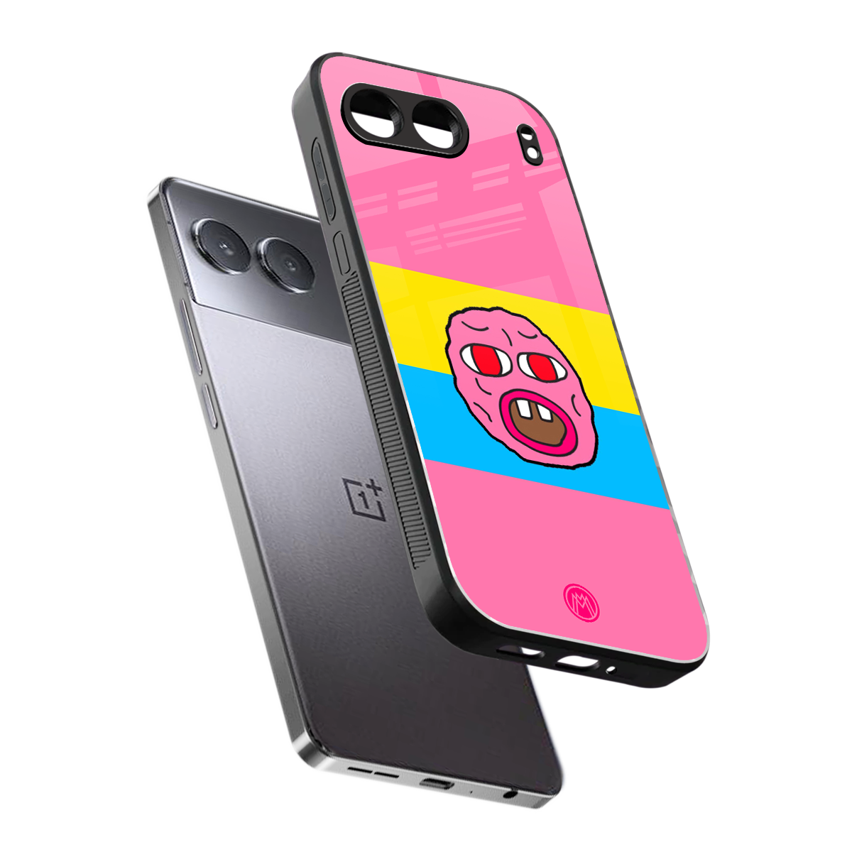 cherry bomb back phone cover | glass case for oneplus nord 4