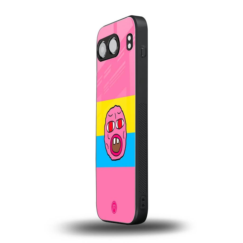 cherry bomb back phone cover | glass case for oneplus nord 4