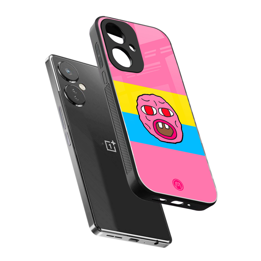 cherry bomb back phone cover | glass case for oneplus nord ce 3