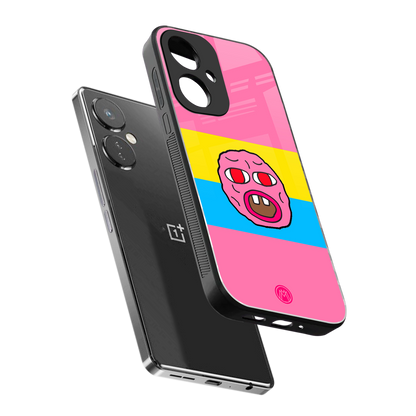 cherry bomb back phone cover | glass case for oneplus nord ce 3