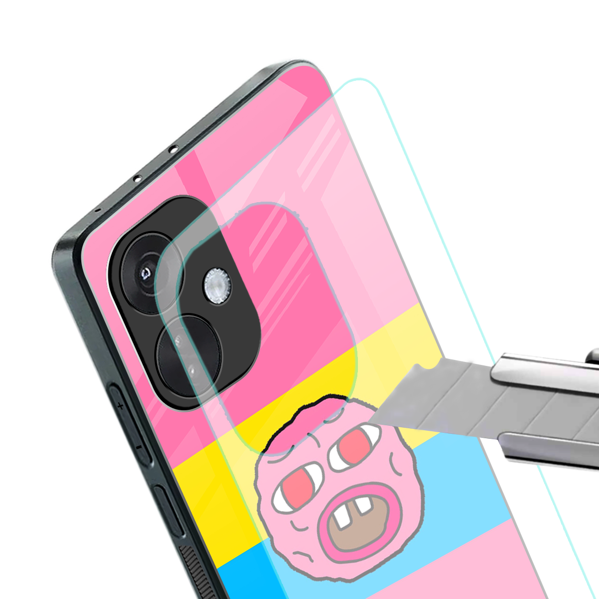 cherry bomb back phone cover | glass case for oneplus nord ce 3