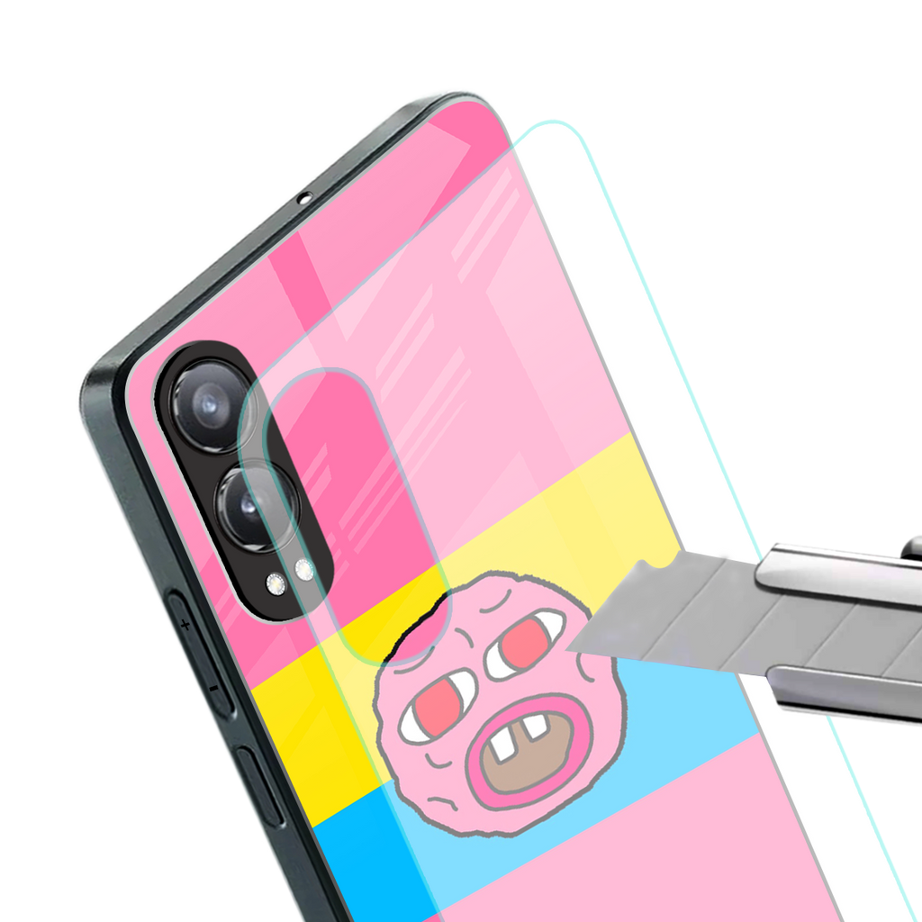 cherry bomb back phone cover | glass case for oneplus nord ce 4 lite