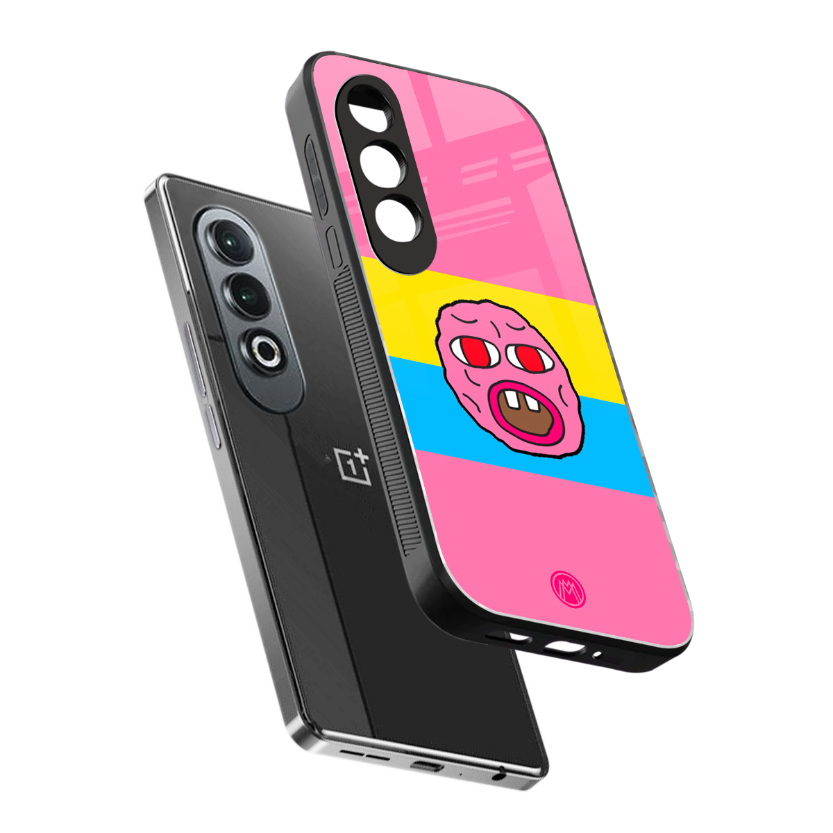 cherry bomb back phone cover | glass case for oneplus nord ce 4