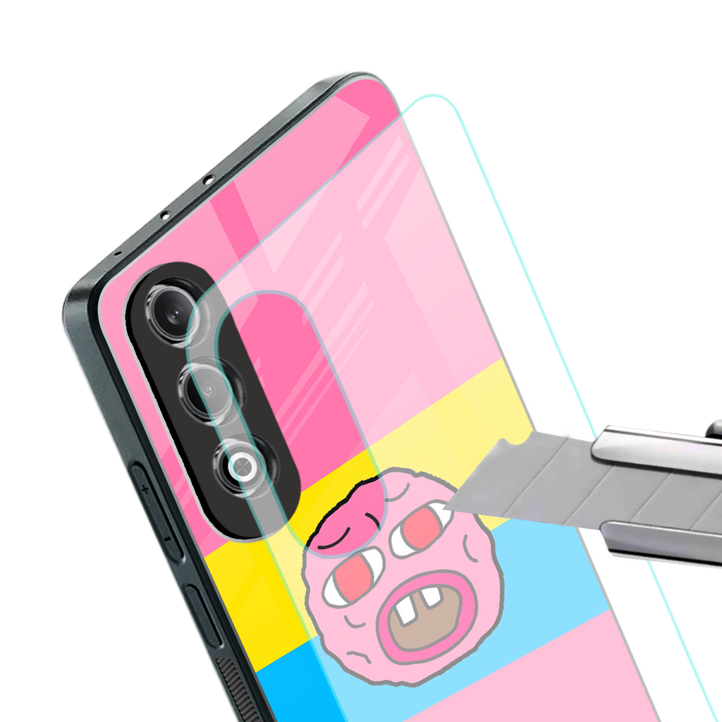 cherry bomb back phone cover | glass case for oneplus nord ce 4
