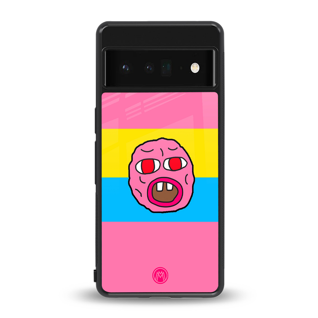 cherry bomb back phone cover | glass case for google pixel 6 pro