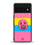 cherry bomb back phone cover | glass case for google pixel 6 pro