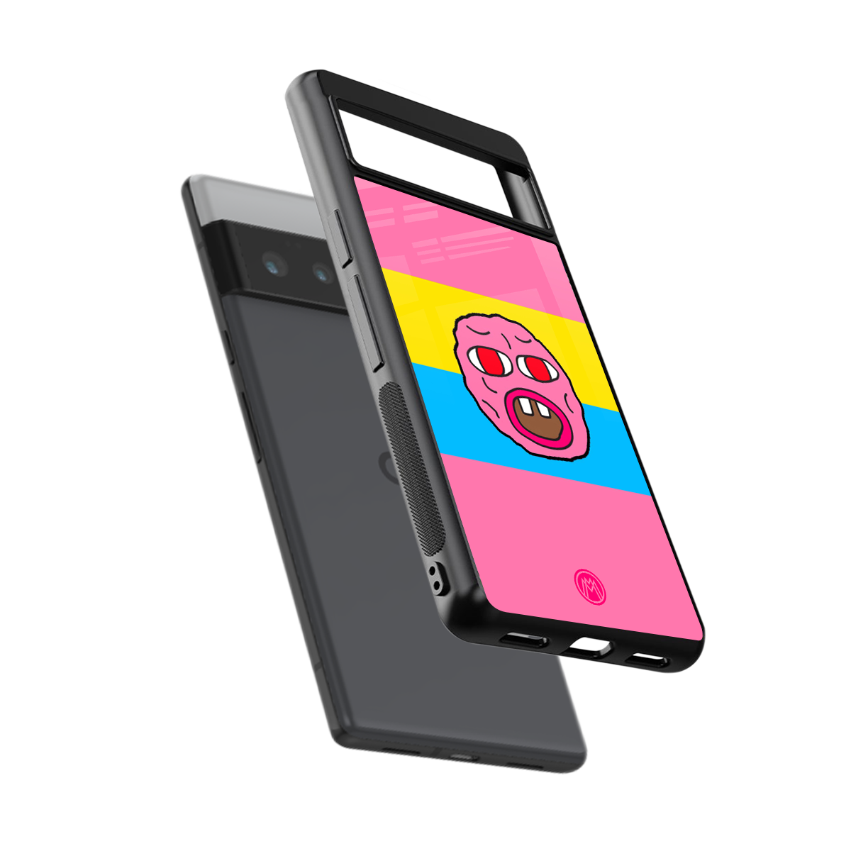 cherry bomb back phone cover | glass case for google pixel 6 pro