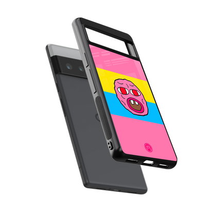 cherry bomb back phone cover | glass case for google pixel 6 pro