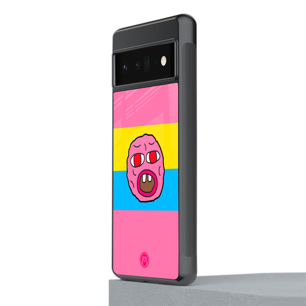 cherry bomb back phone cover | glass case for google pixel 6 pro