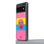 cherry bomb back phone cover | glass case for google pixel 6 pro