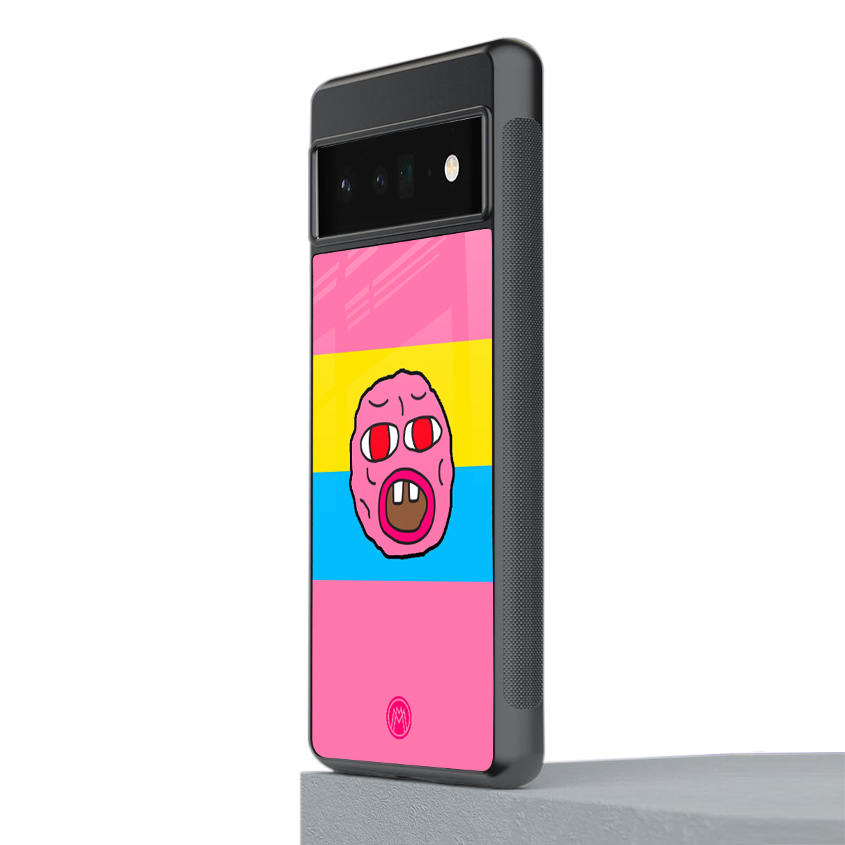 cherry bomb back phone cover | glass case for google pixel 6 pro