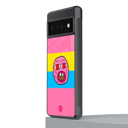 cherry bomb back phone cover | glass case for google pixel 6 pro