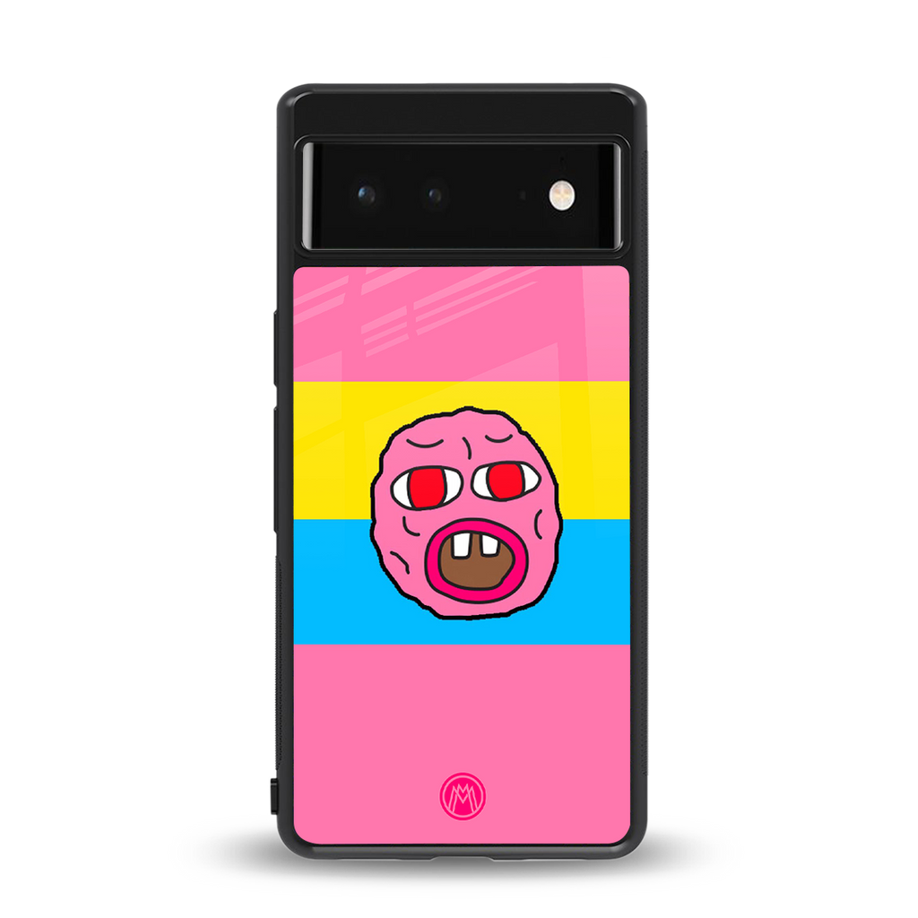 cherry bomb back phone cover | glass case for google pixel 6