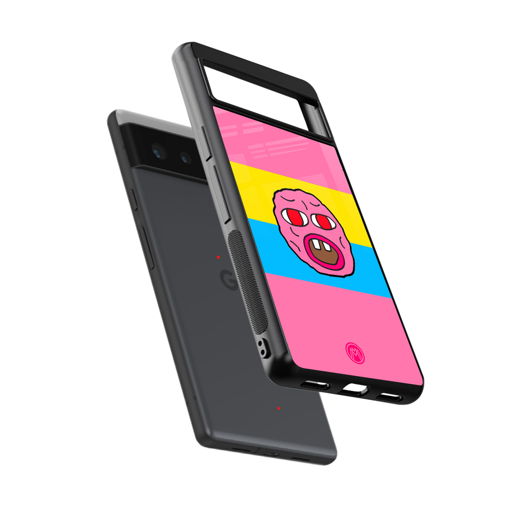 cherry bomb back phone cover | glass case for google pixel 6