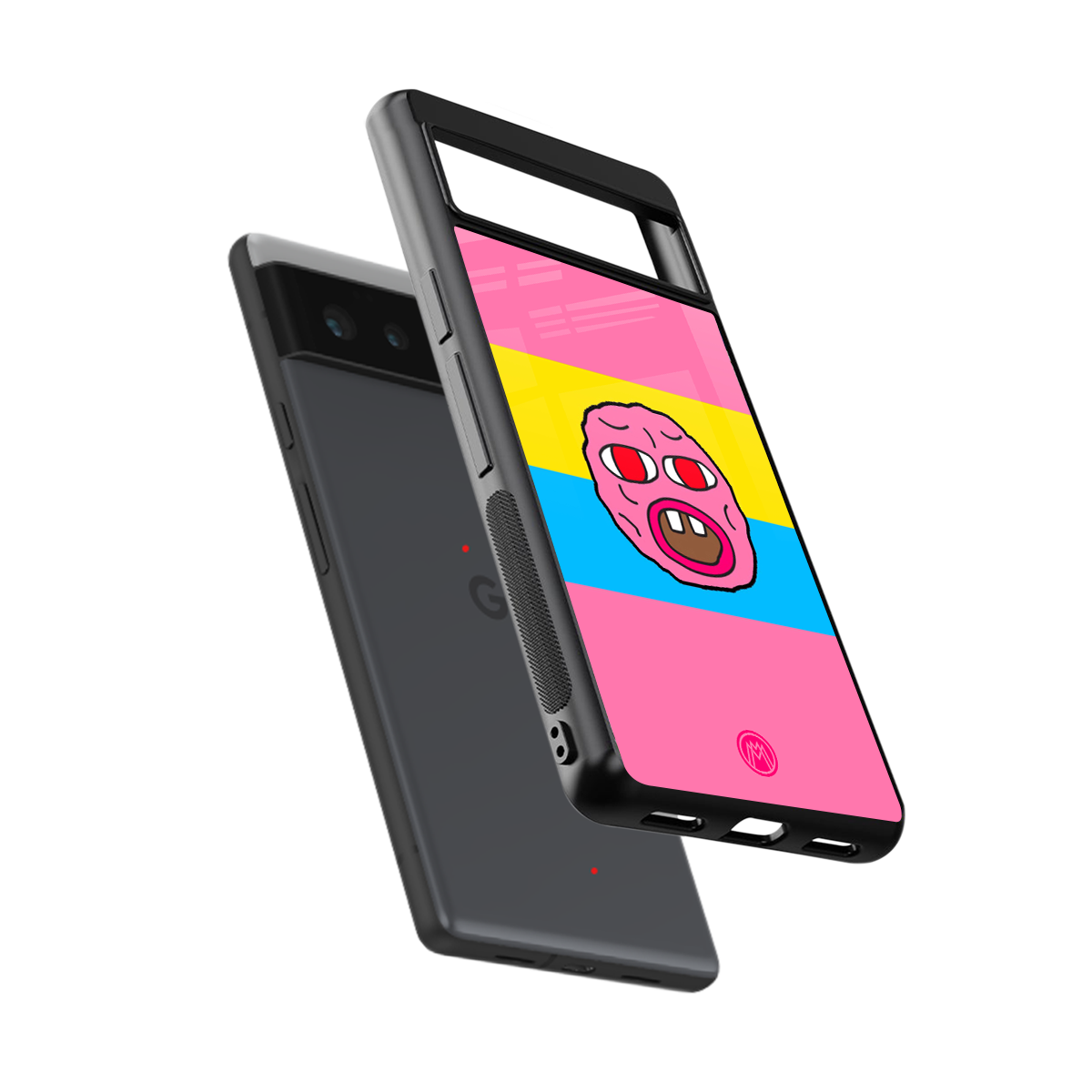 cherry bomb back phone cover | glass case for google pixel 6