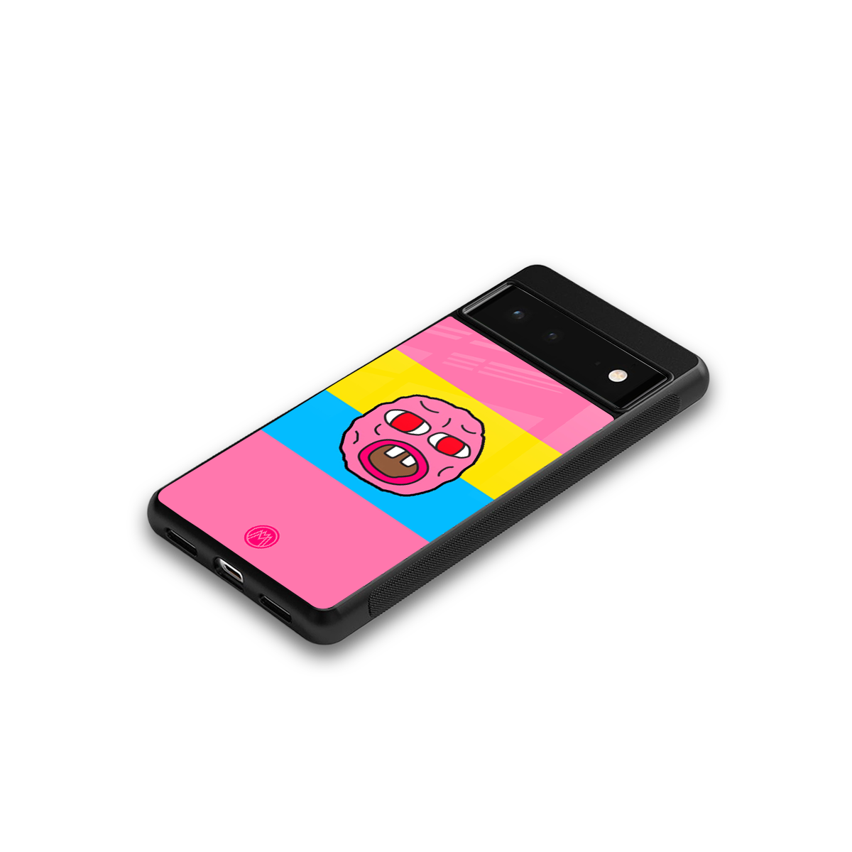 cherry bomb back phone cover | glass case for google pixel 6