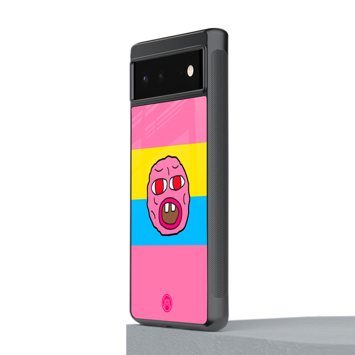 cherry bomb back phone cover | glass case for google pixel 6