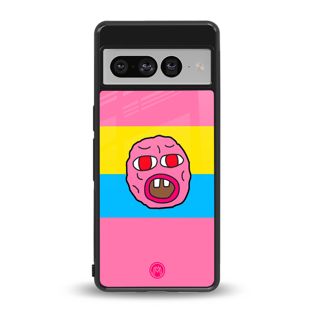 cherry bomb back phone cover | glass case for google pixel 7 pro
