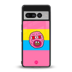 cherry bomb back phone cover | glass case for google pixel 7 pro