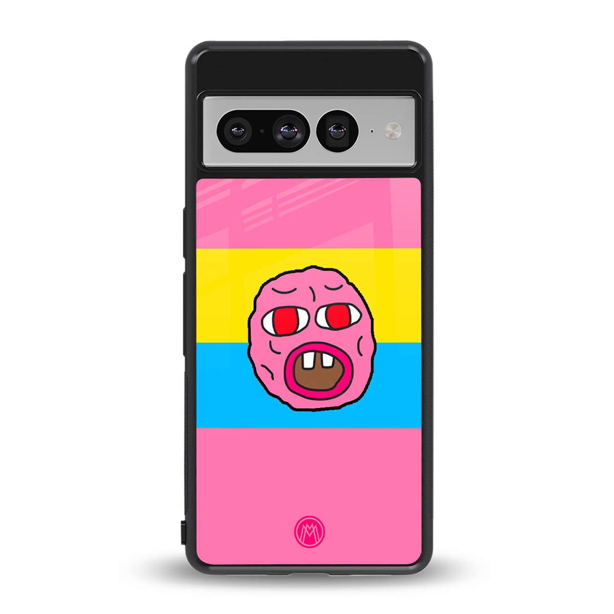 cherry bomb back phone cover | glass case for google pixel 7 pro