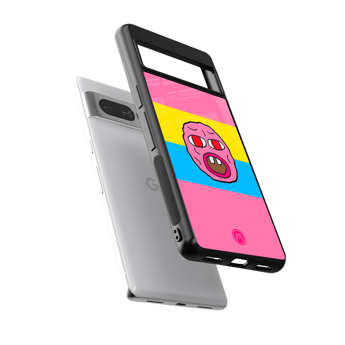 cherry bomb back phone cover | glass case for google pixel 7 pro