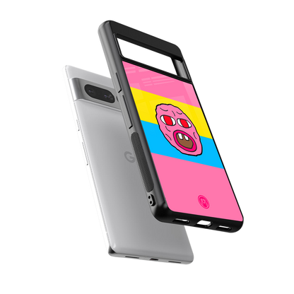 cherry bomb back phone cover | glass case for google pixel 7 pro