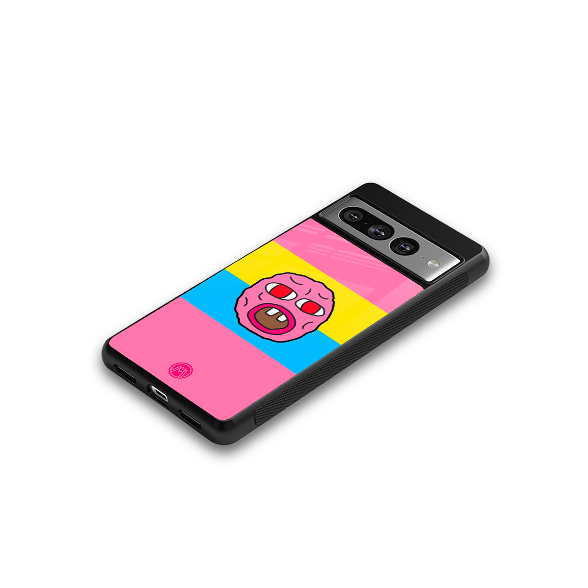 cherry bomb back phone cover | glass case for google pixel 7 pro