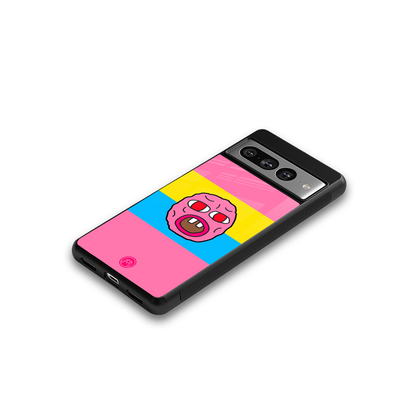 cherry bomb back phone cover | glass case for google pixel 7 pro