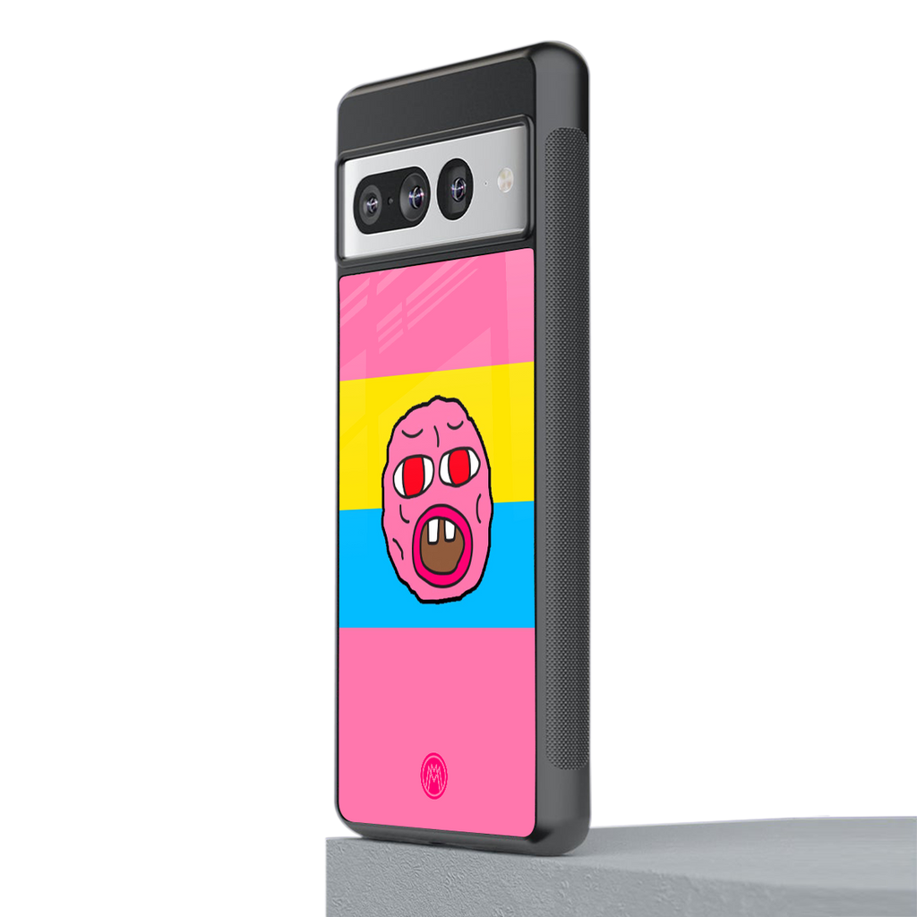cherry bomb back phone cover | glass case for google pixel 7 pro