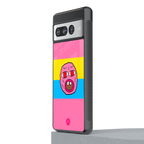 cherry bomb back phone cover | glass case for google pixel 7 pro