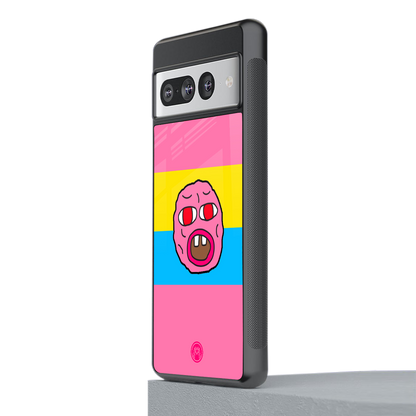 cherry bomb back phone cover | glass case for google pixel 7 pro