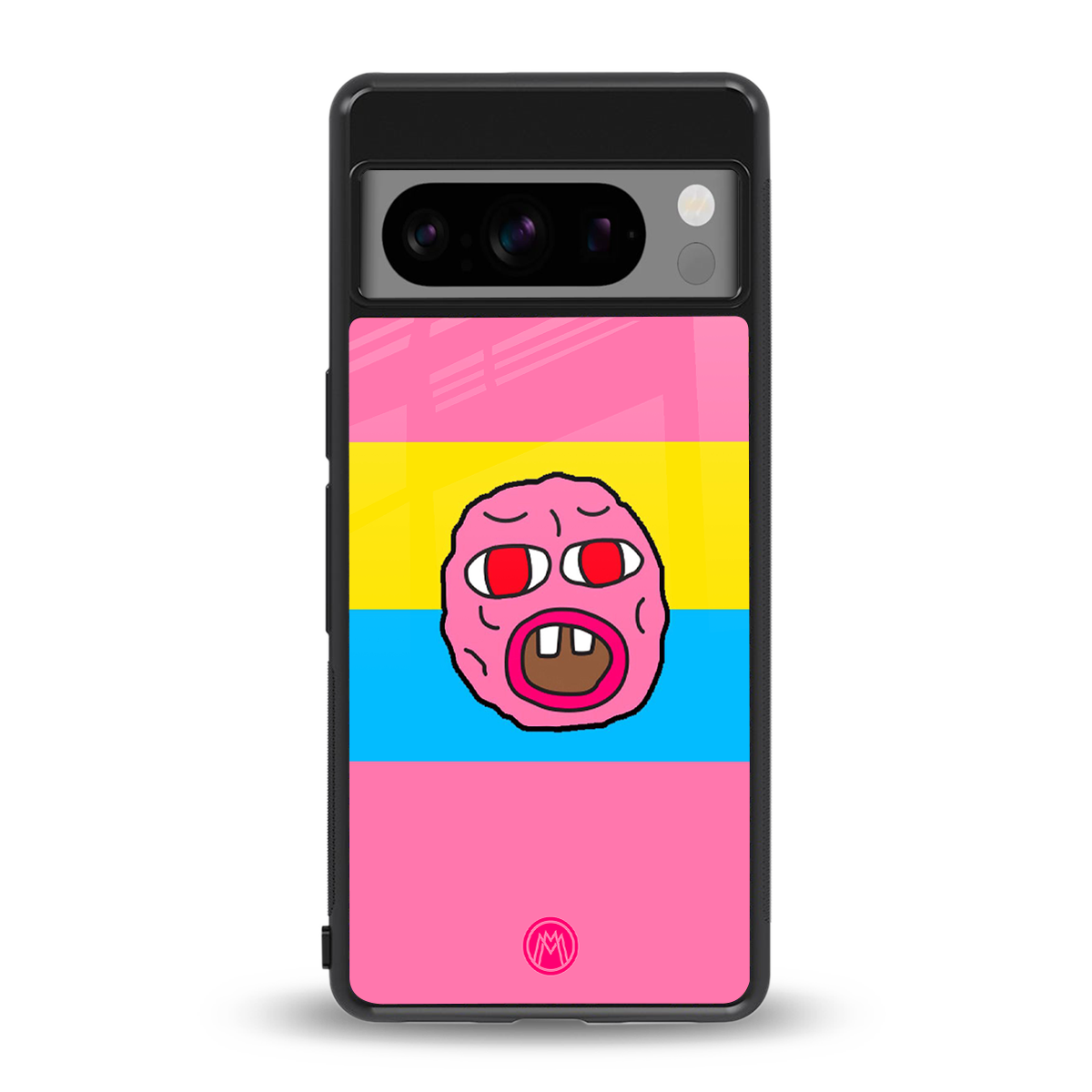 cherry bomb back phone cover | glass case for google pixel 8 pro