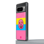 cherry bomb back phone cover | glass case for google pixel 8 pro