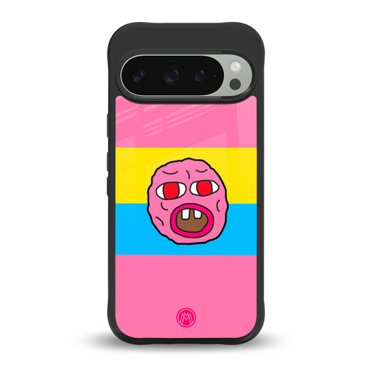 cherry bomb back phone cover | glass case for google pixel 9 pro xl