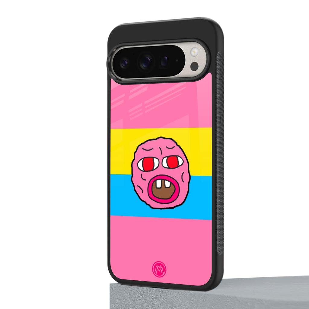 cherry bomb back phone cover | glass case for google pixel 9 pro xl