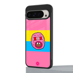 cherry bomb back phone cover | glass case for google pixel 9 pro xl
