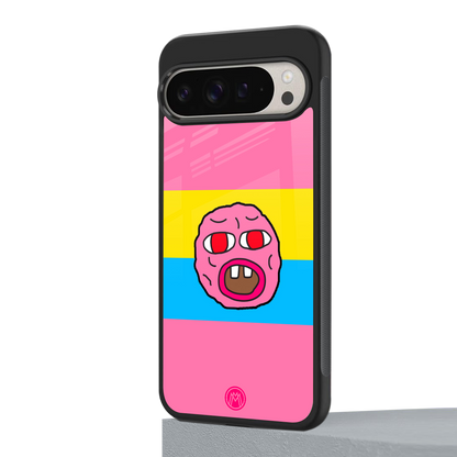 cherry bomb back phone cover | glass case for google pixel 9 pro xl