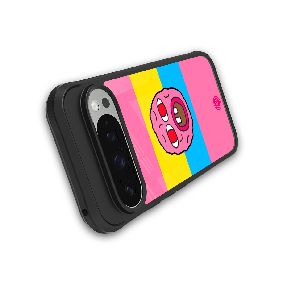 cherry bomb back phone cover | glass case for google pixel 9 pro xl