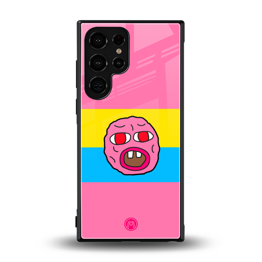 cherry bomb back phone cover | glass case for samsung galaxy s23 ultra