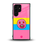 cherry bomb back phone cover | glass case for samsung galaxy s23 ultra