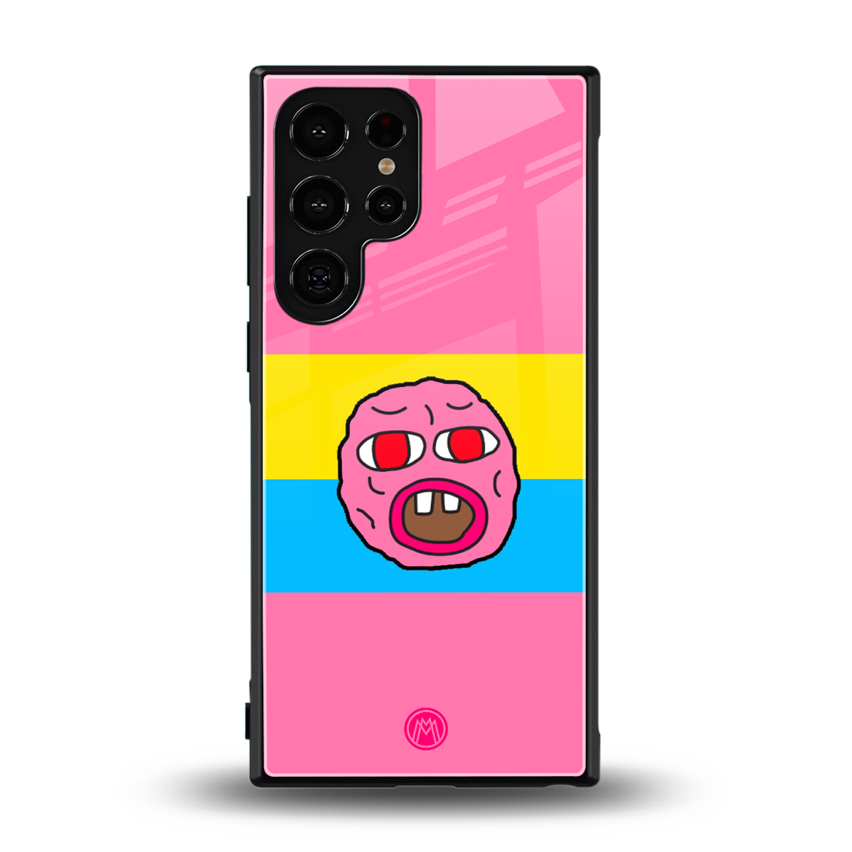 cherry bomb back phone cover | glass case for samsung galaxy s23 ultra