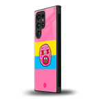 cherry bomb back phone cover | glass case for samsung galaxy s24 ultra