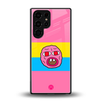 cherry bomb back phone cover | glass case for samsung galaxy s25 ultra