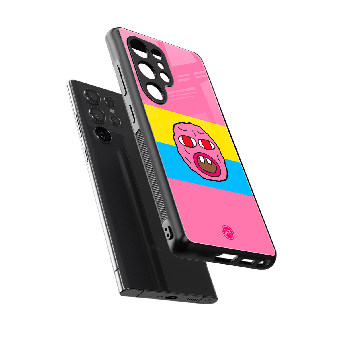 cherry bomb back phone cover | glass case for samsung galaxy s25 ultra