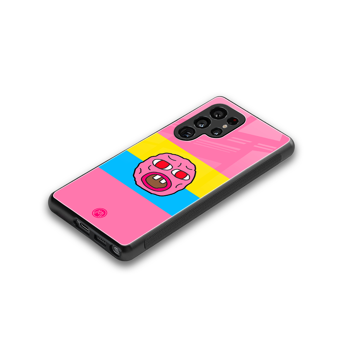 cherry bomb back phone cover | glass case for samsung galaxy s25 ultra