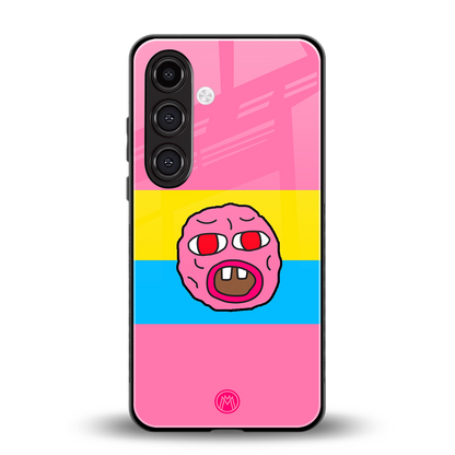 cherry bomb back phone cover | glass case for samsung galaxy s24 fe