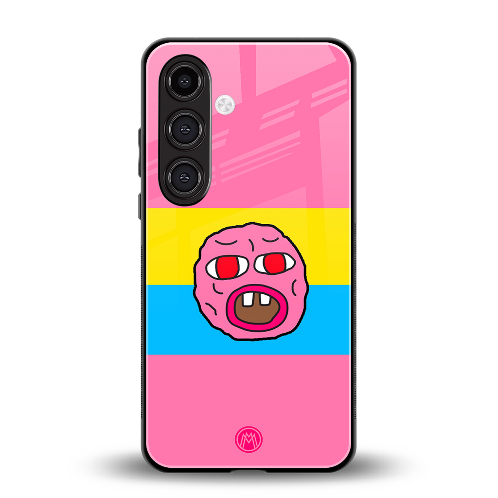 cherry bomb back phone cover | glass case for samsung galaxy s24 plus